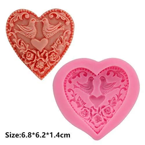 ECT 1004 Lovebird Heart mold