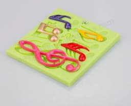 ECT 1119 Music Notes Mold thumbnail 1