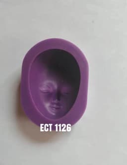 ECT 1126 Woman face mold thumbnail 1