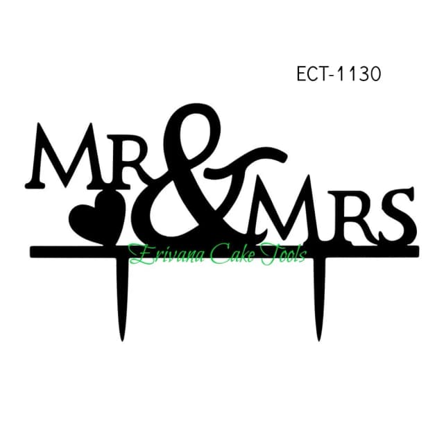 ECT 1130 Acrylic Mr & Mrs Topper