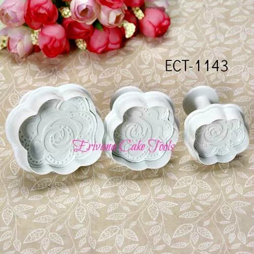 ECT 1143 Lace Flower Plunger Cutter Set