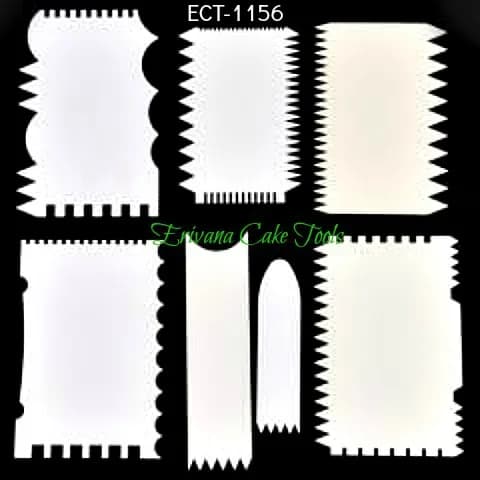 ECT 1156 Plastic Icing scraper set