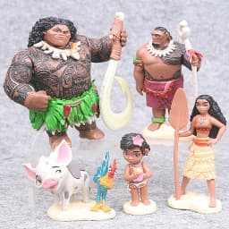 ECT 1221 Moana cake topper set thumbnail 1