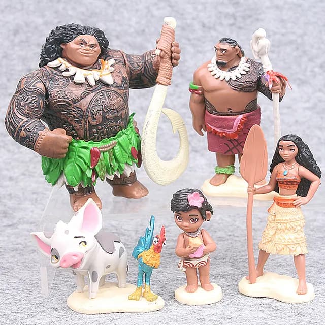 ECT 1221 Moana cake topper set