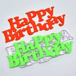 ECT 1244 Happy Birthday cutter thumbnail 1
