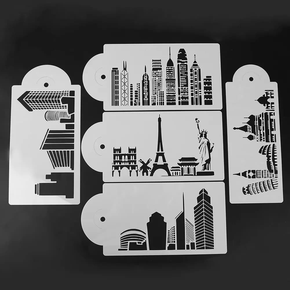 ECT 1252 Building Stencil image 1