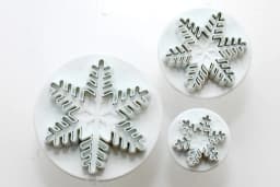 ECT 1276 3pcs Snowflakes Plunger Cutter Set thumbnail 1