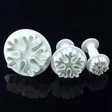 ECT 1279 3 pcs Snowflake Plunger Cutter Setb image 1
