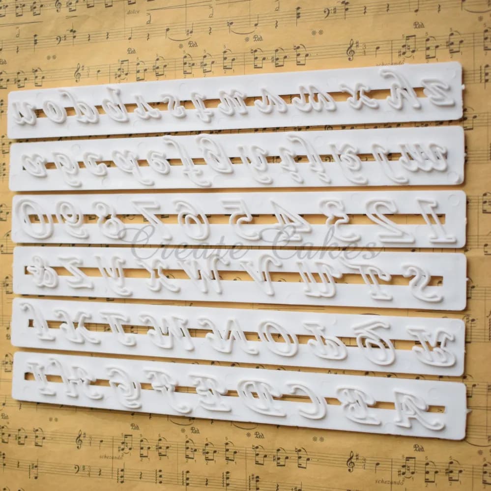 ECT 1291 Big and Small Alphabet and Number Cutter Set image 1