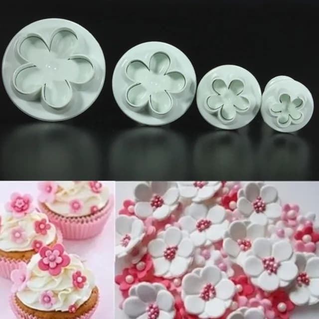 ECT 1294 Blossom Flower Plunger Cutter Set image 1