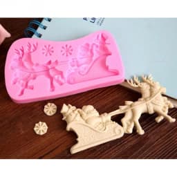 ECT 1433 Santa claus reindeer mold thumbnail 3