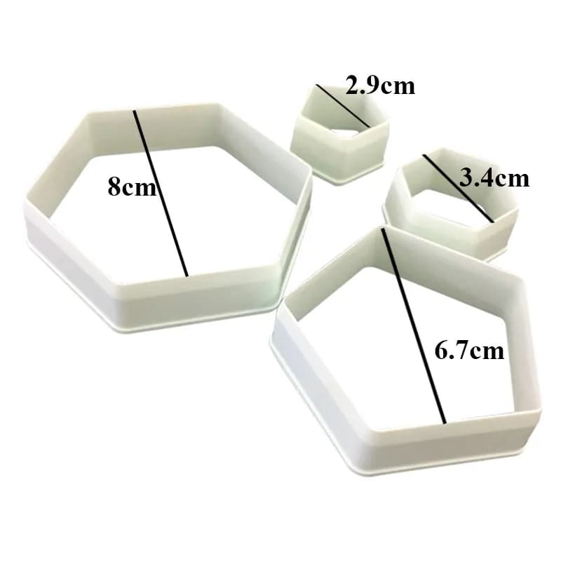 ECT 1472 Hexagon Pentagon Cutter Set image 1