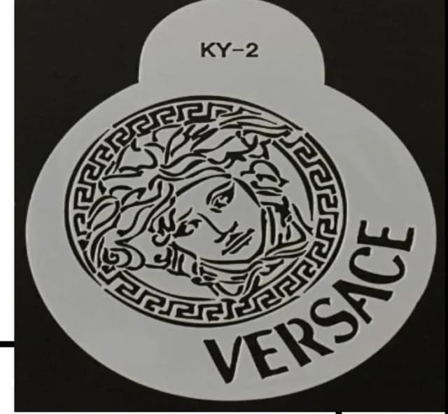 ECT 1479 Versace Stencil 4.5 inches diameter