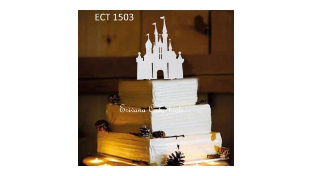 ECT 1503 Castle Silver Paper Topper 
