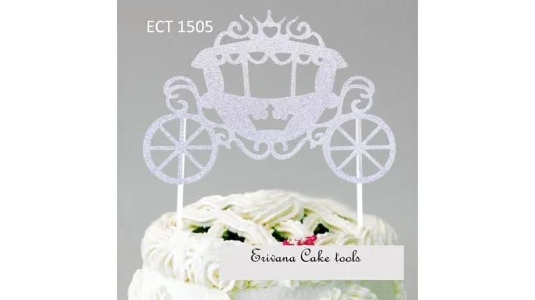 ECT 1505  Silver Carriage paper topper  image 1