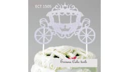 ECT 1505  Silver Carriage paper topper  thumbnail 1