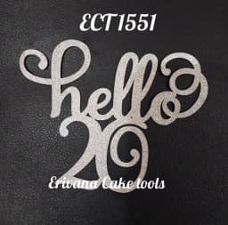 ECT 1551 hello 20 Silver topper thumbnail 1