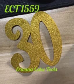 ECT 1559 30 Gold Topper Glitter paper thumbnail 1