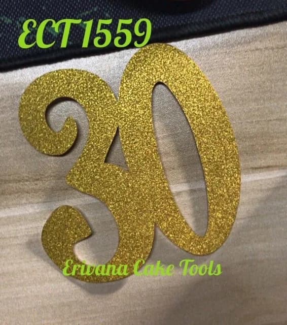ECT 1559 30 Gold Topper Glitter paper