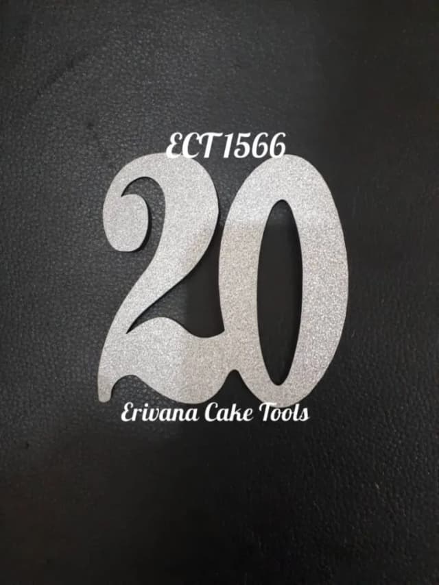 ECT 1566 20 Silver paper topper