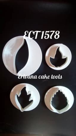 "Ect 1578 Assorted leaves cutter set" thumbnail 1