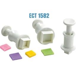 ECT 1582 3pcs square plunger cutter thumbnail 1