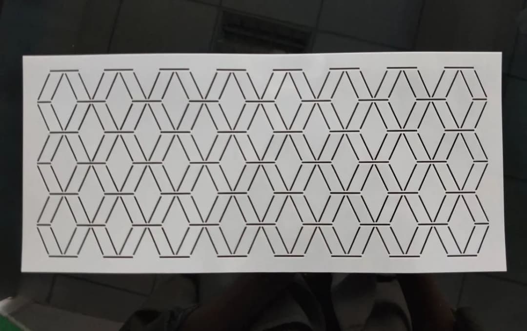 ECT 1597 Diamond lattice design image 1