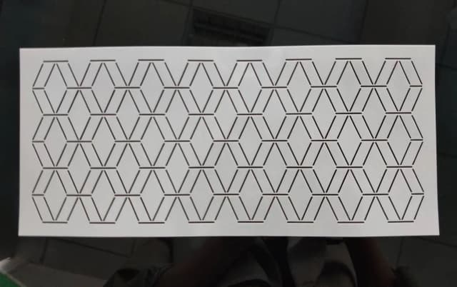 ECT 1597 Diamond lattice design