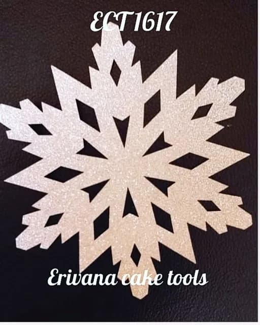 ECT 1617 Snowflake paper topper 6 Inches