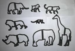 ECT 1623 Animal Safari Cutter set thumbnail 1