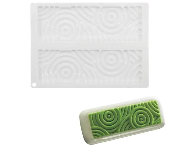 ECT 1638 Swirl rec. Entremet mold image 1