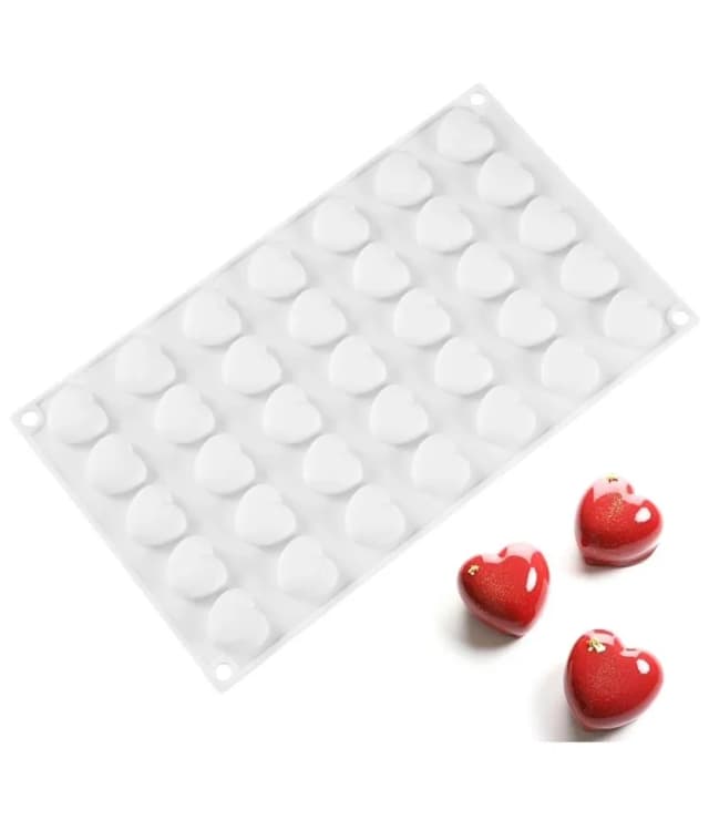ECT 1639 35 cavity Heart Entremet mold