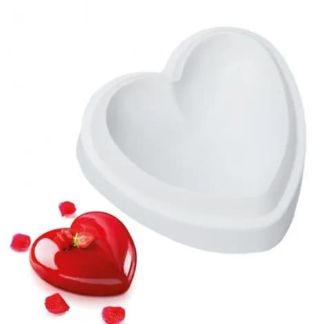 ECT 1655 Plain Heart entremet mold image 1