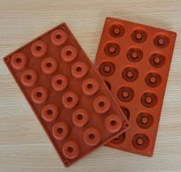 ECT 1656 18 cavity doughnut chocolate mold thumbnail 3