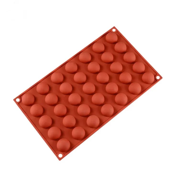 ECT 1669 35 cavity half ball chocolate mold image 1