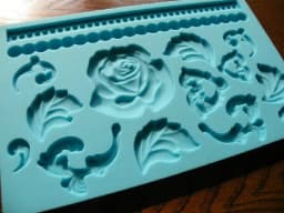 ECT 1673 Rose bead silicone emboss mold thumbnail 3