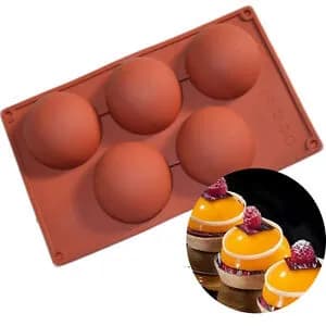 ECT 1736 5 Half ball chocolate mold image 1