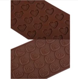 ECT 1738 Thin heart chocolate mold thumbnail 3