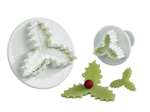 ECT 1743 2pcs Holly leaves cutter set