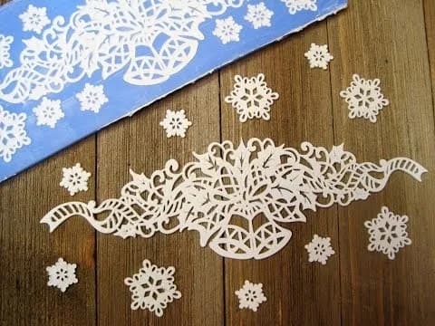 ECT 1751 Christmas bells lace mat