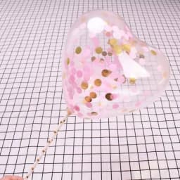 ECT 1762 5″ Heart Pink Gold Balloon thumbnail 1