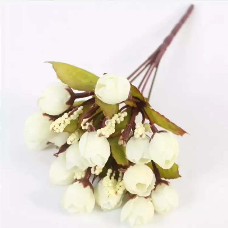 ECT 1769 White Rosebud Bunch image 1