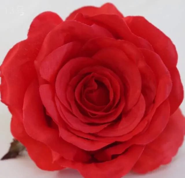 ECT 1785 Red 10cm Rose Flower with Stick image 1