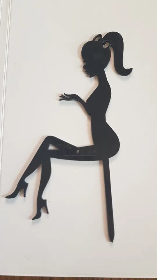 ECT 1791 Lady Cake Topper