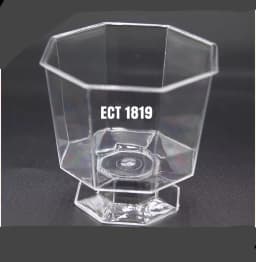 ECT 1819 Octagon Pedestral Dessert cup 20pcs 125ml thumbnail 1
