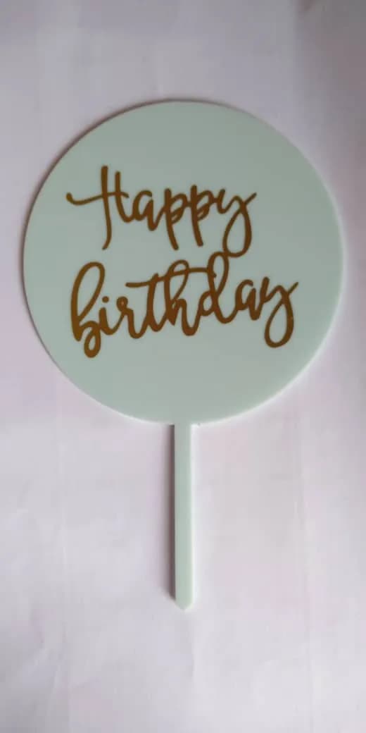 ECT 1844 Sky Blue HBD Topper