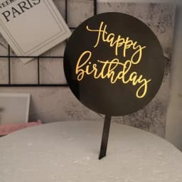 ECT 1845 Black HBD Topper thumbnail 1