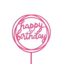 ECT 1853 Pink HBD topper thumbnail 1