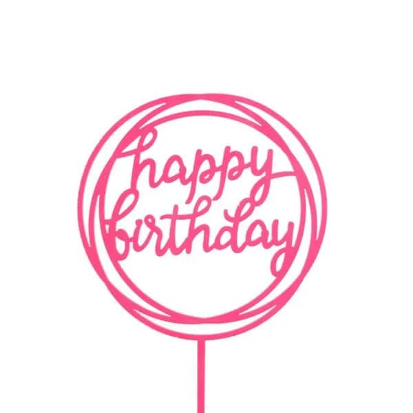 ECT 1853 Pink HBD topper