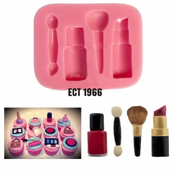 ECT 1966 Lipstick makeup silicone mold image 1